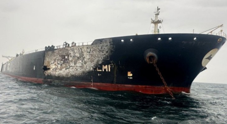 কাতার উপকূলে তেলের জাহাজে ইরানের হামলা